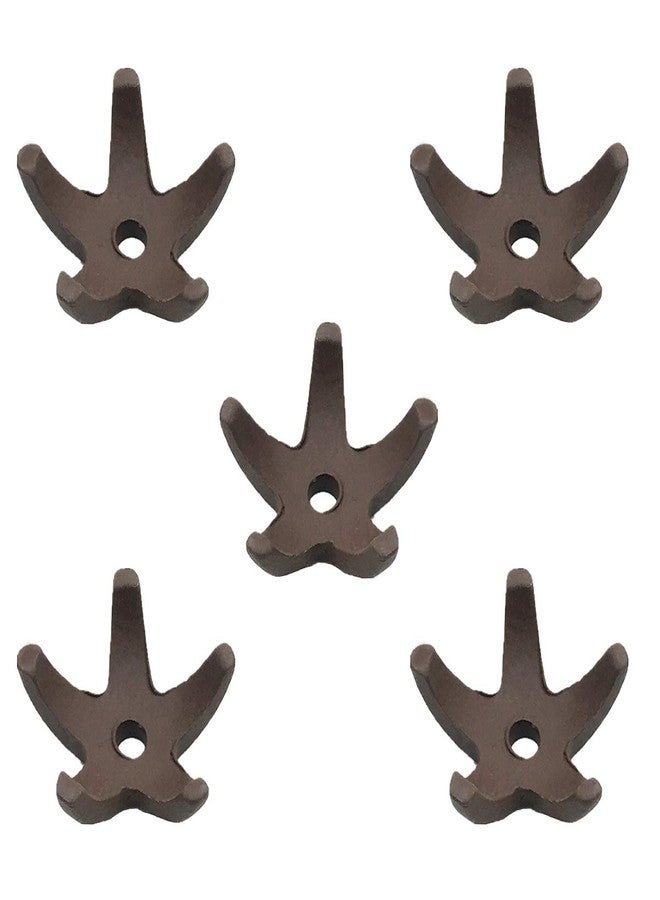 COMOK Fish Tank Decorations 5 Pcs Aquarium Mini Starfish-Shaped Shrimp Home Fish Tank Shelter Breeding Cave, Brown - Image 1